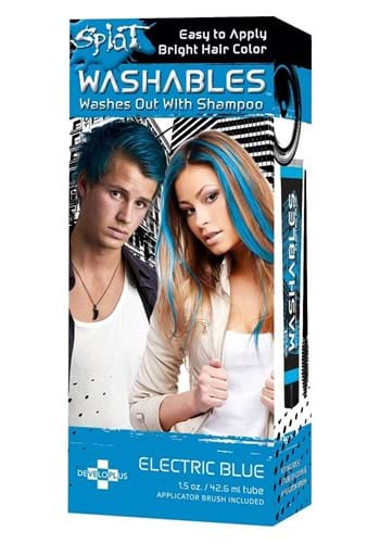 Washable Hair Color in Blue