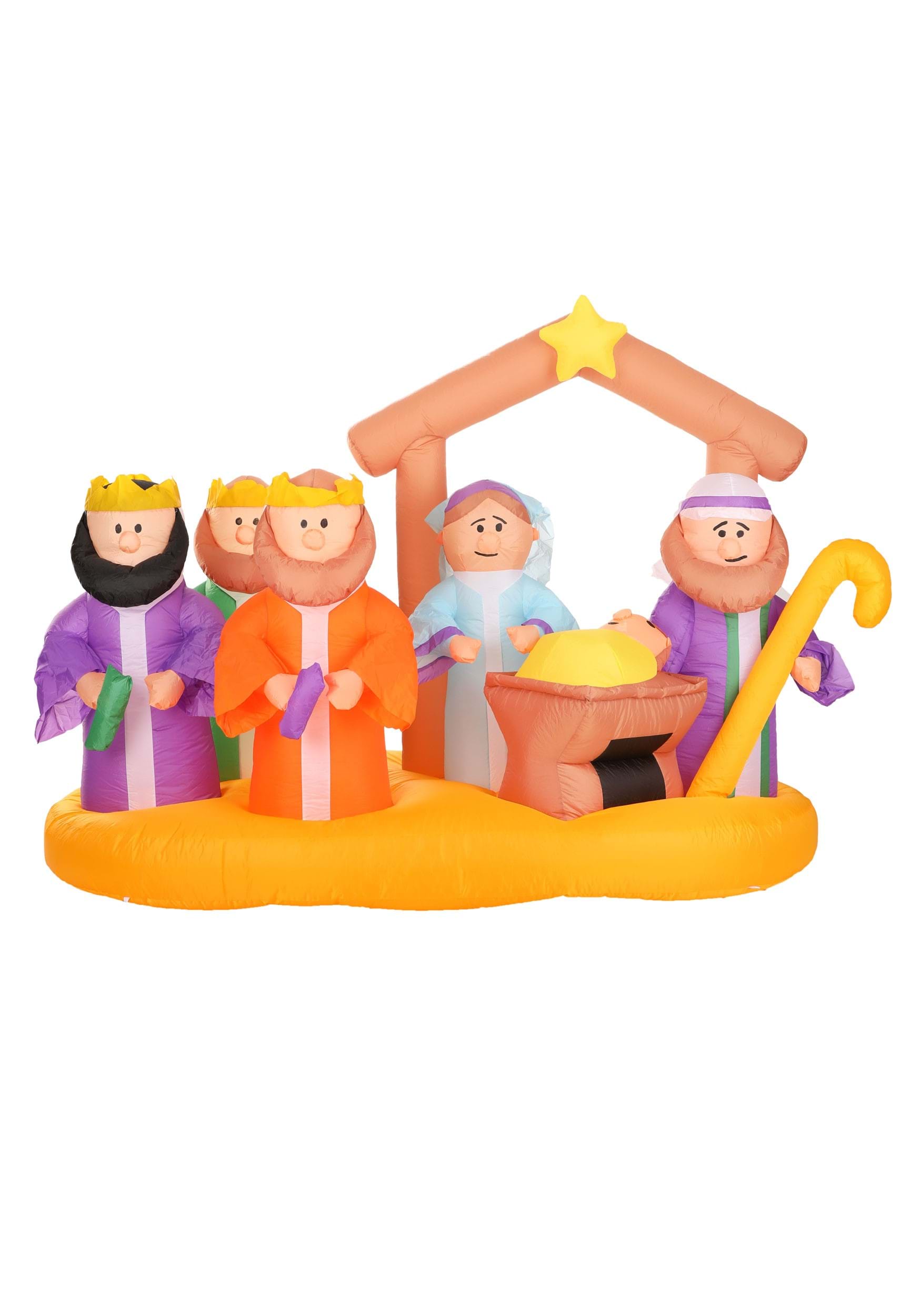 5.5 Foot Light Up Nativity Inflatable Decoration