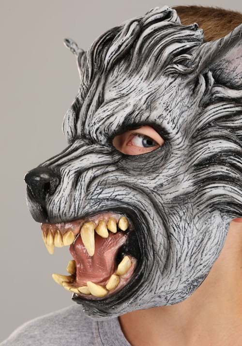 Child Gray Wolf Mask