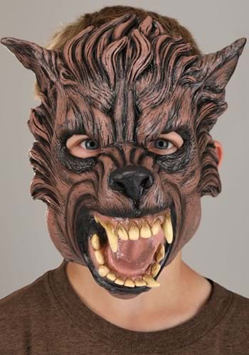 Brown Wolf Kid's Costume Mask | Wolf Accessories