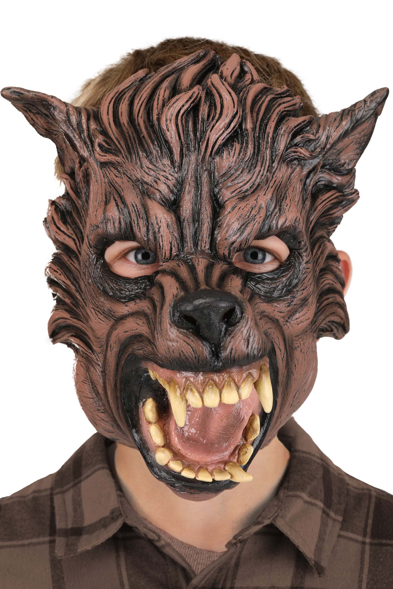 thumbnail image 2 of Wolf Animal Spirit Halloween Costume Wall Decoration Masquerade Mask – Copper 2 of 5