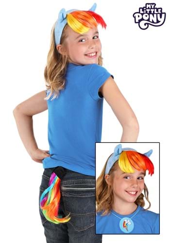 Rainbow Dash Headband Tail Cutie Mark Kit