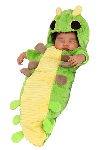 Infant Green Caterpillar Costume Bunting | Bug Costumes
