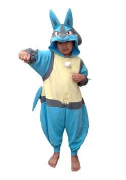 Pokemon Lucario Kids Kigurumi Costume
