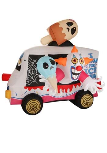 Sweet Shrieks Killer Clown Truck Inflatable Decoration