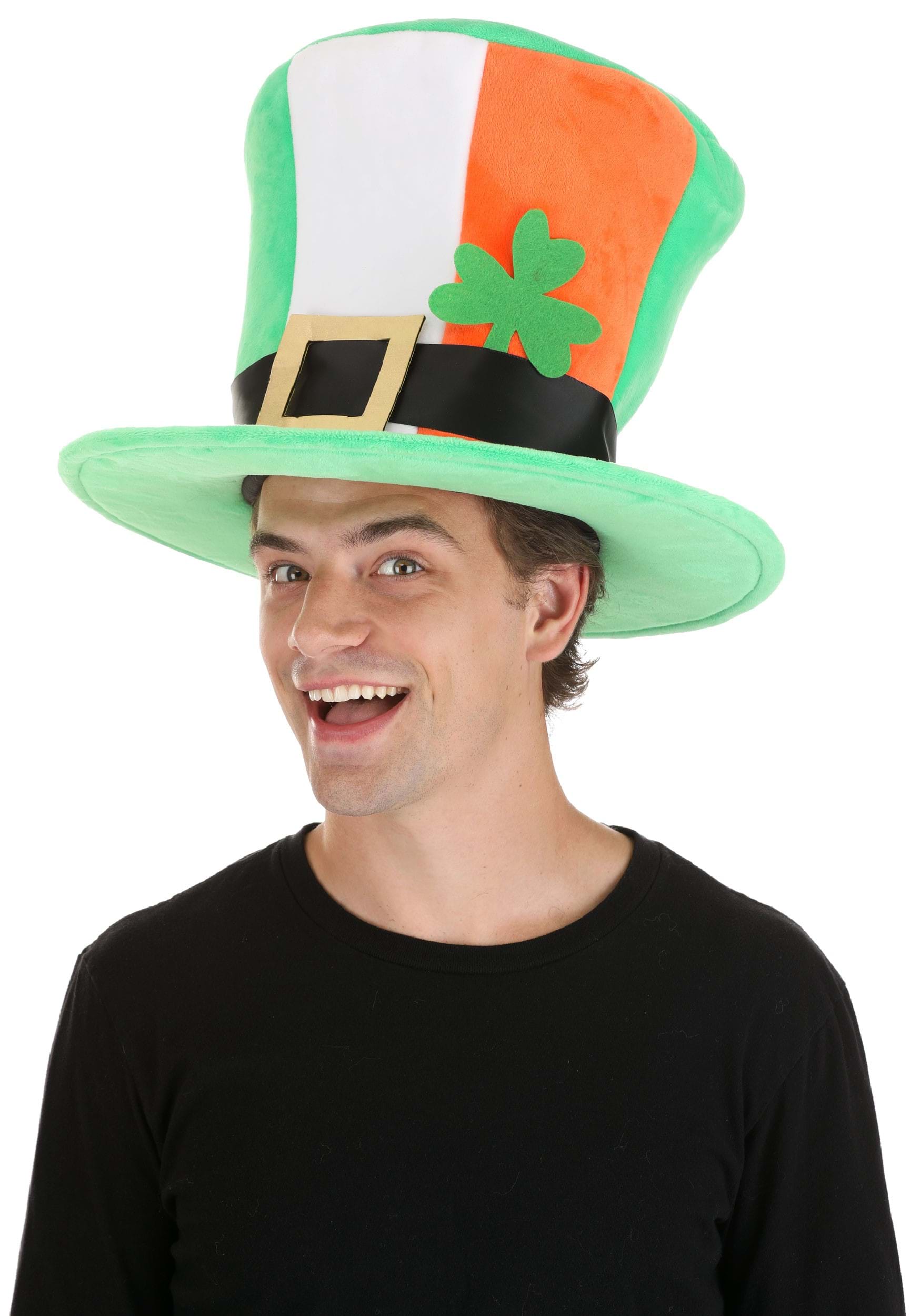 Adult Supreme Irish Flag Plush Costume Hat