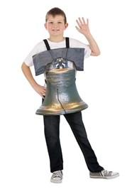 Kid s Sandwich Board Cracked Liberty Bell Costume