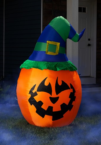 Witchy Jack O Lantern Inflatable Decoration UPD 2