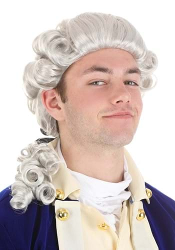 Men s American Colonial Powdered Wig