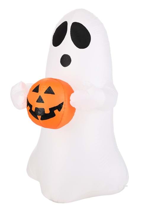 5FT Ghost with Pumpkin Inflatable Halloween Decoration | Inflatable ...