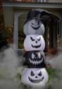Black and White Stacked Jack O Lantern Inflatable new