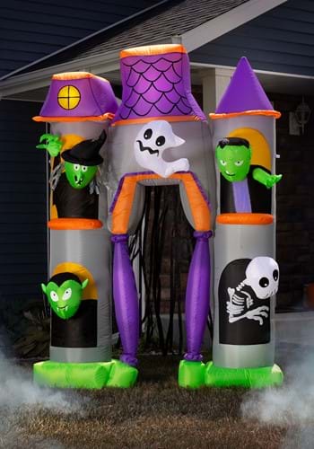 Monster House Inflatable Decoration-update