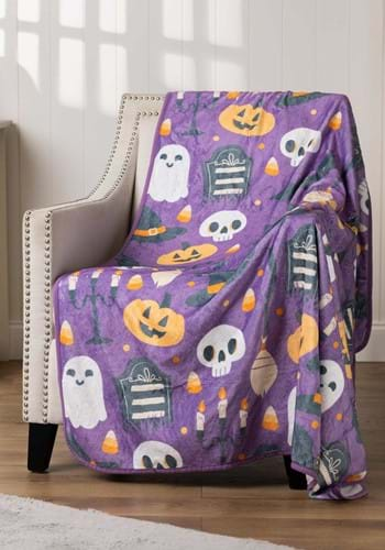 Halloween Mischief Throw Blanket-update