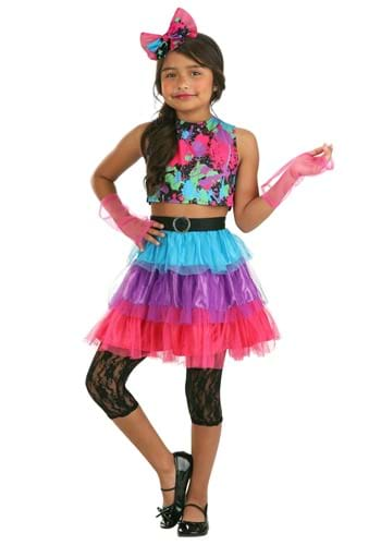 Neon 80s Kid s Costume