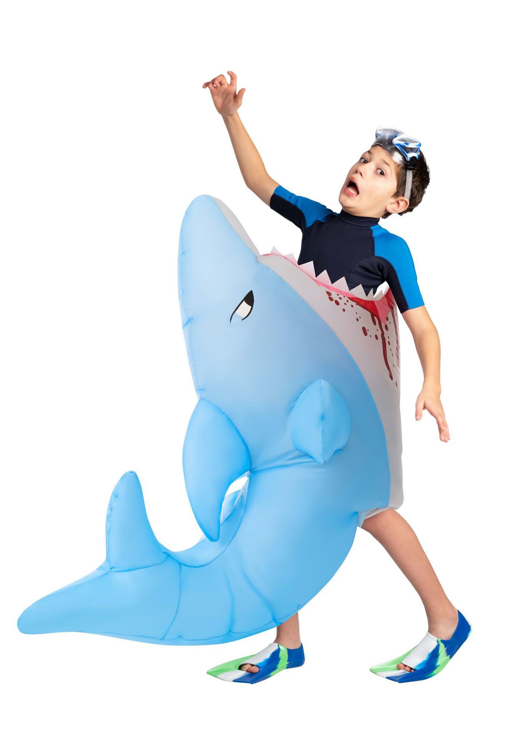 Kid's Man Eating Inflatable Shark