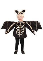 Toddler Skeleton Bat Costume Alt 2