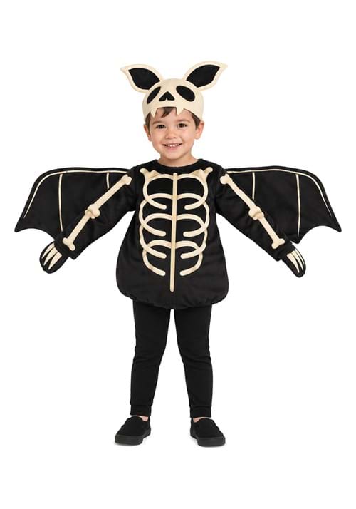 Toddler Skeleton Bat Costume New Main