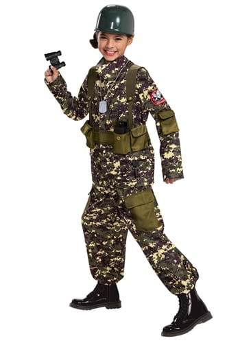 Kid's Soldier Prestige Costume Alt 1