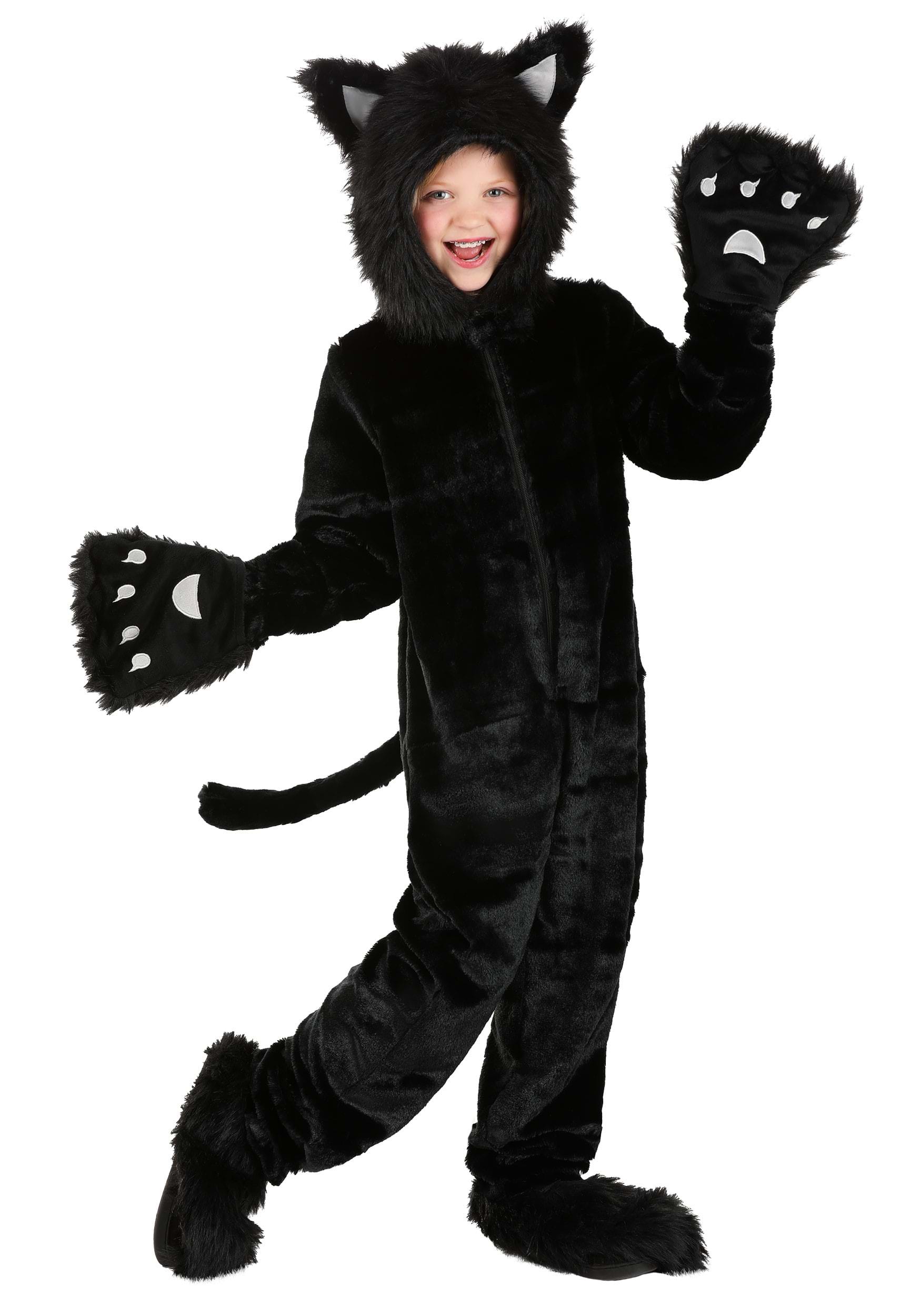 Kid's Purrfect Black Cat Costume