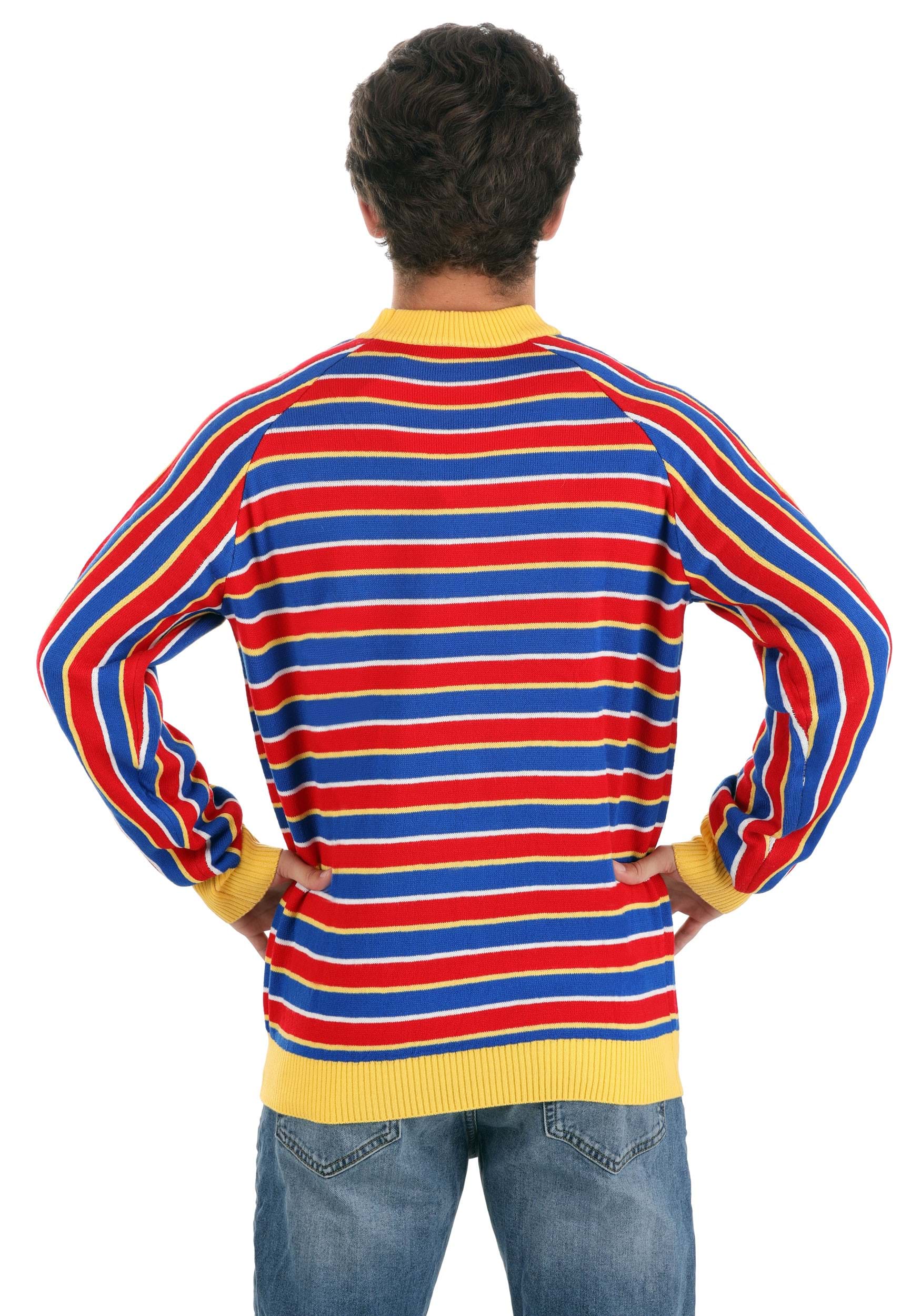 Sesame Street Ernie Cosplay Knit Sweater For Adults