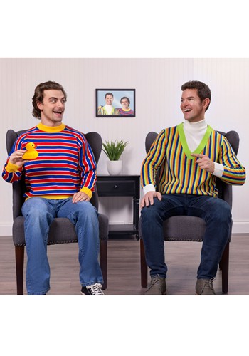 Sesame Street Adult Bert Cosplay Knit Sweater