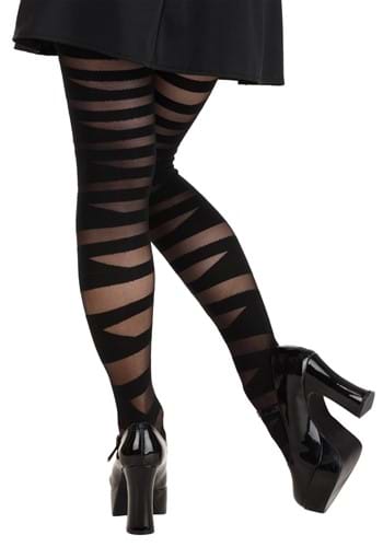 Women's Black Banded Tights