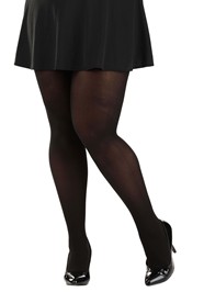 Women s Plus Opaque Black Tights Costume Accessories Women s Plus Opaque Black Tights Costume Accessories