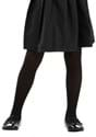 Kid's Opaque Black Tights