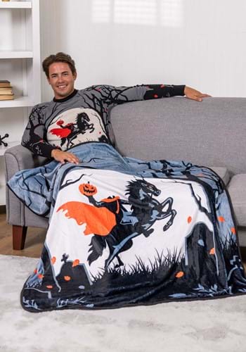 Headless Horseman Comfy Blanket Throw | Halloween Blankets