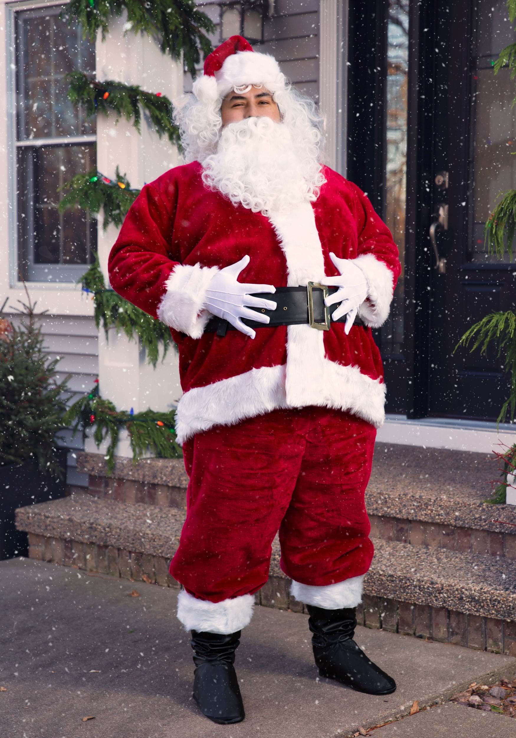 Plus Size Men's Regal Santa Suit Costume
