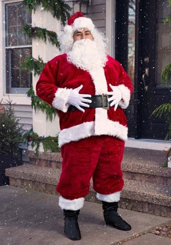 Plus Size Regal Santa Suit-2