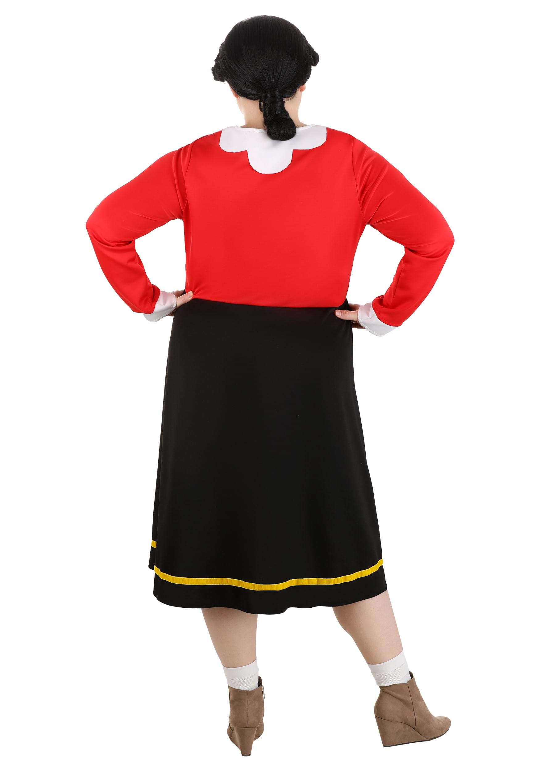 Women's Plus Size Olive Oyl Costume | Plus Size Popeye Costumes