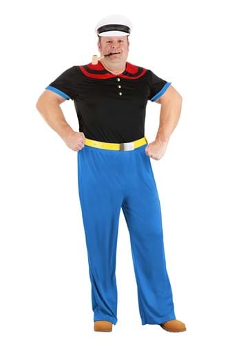 Plus Size Popeye Men's Costume | Exclusive Costumes
