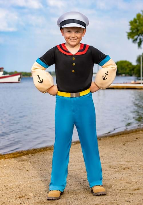 Popeye Costume for Boys | Cartoon Character Costumes