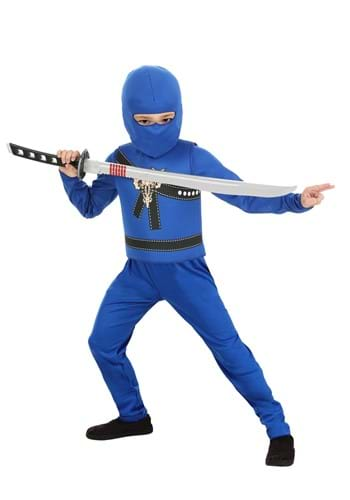 Child Silver Mirror Ninja Costume