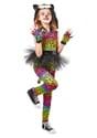 Girls Neon Leopard Costume