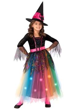 Kid's Rainbow Spider Witch Costume
