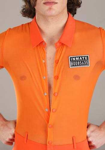 Sexy Orange Prisoner Men's Costume | Sexy Costumes