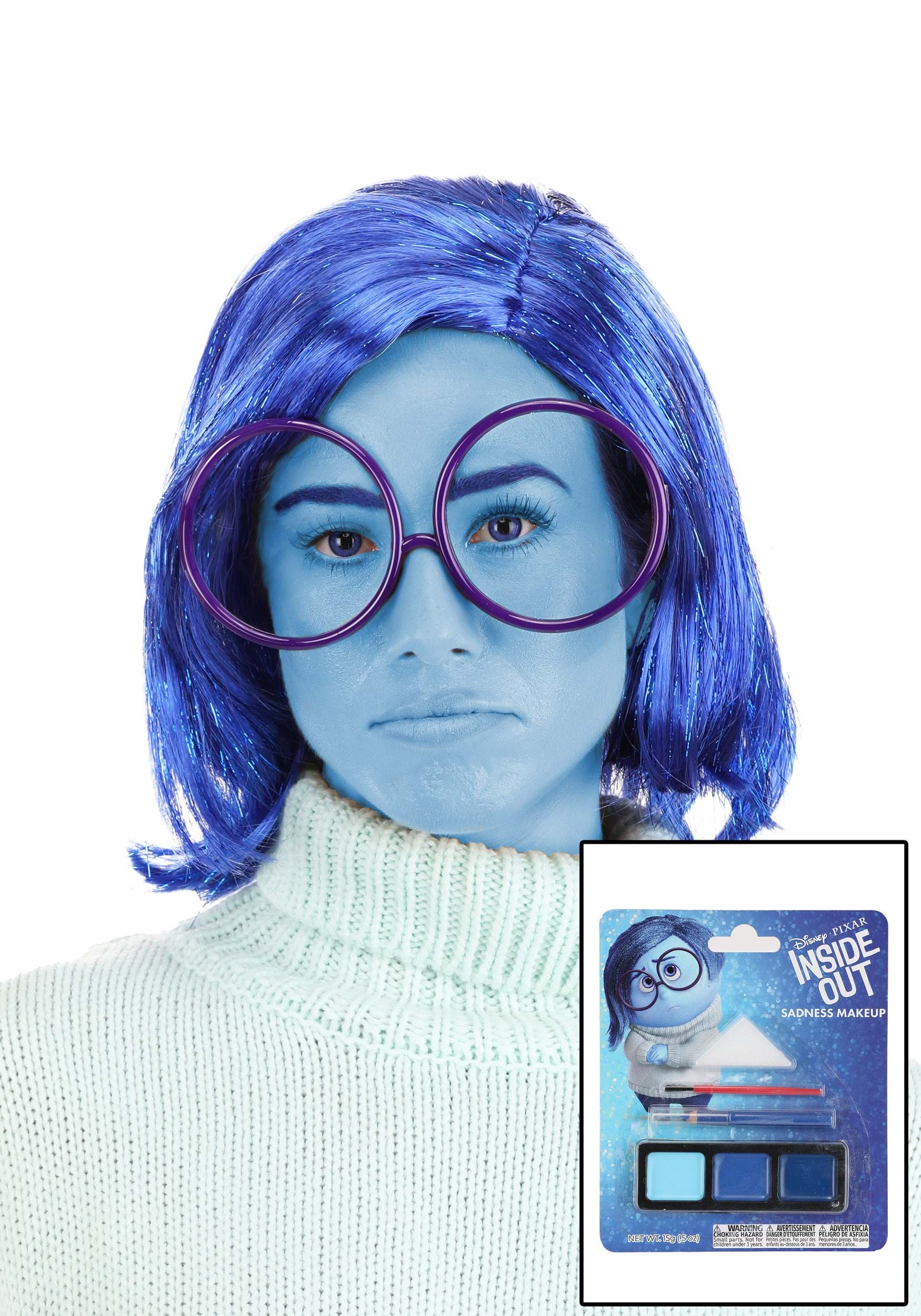 Women's Disney Inside Out Deluxe Sadness Costume Accessory Kit