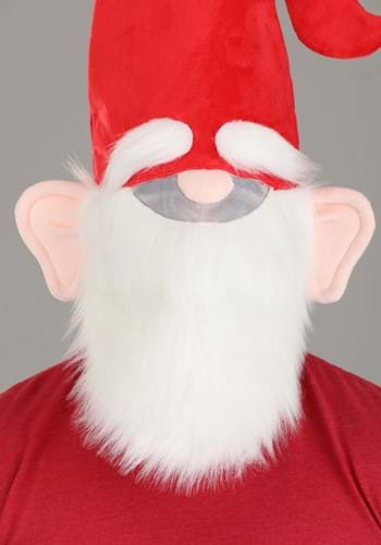 Oversized Red Gnome Hat with White Beard