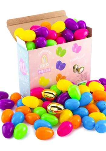 100 Piece 2.4 Inch Traditional Classic Colorful Egg Shells