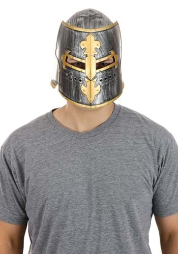  Nicky Bigs Novelties Medieval Templar Knight Helmet Costume  Headwear, Silver, One Size : Clothing, Shoes & Jewelry