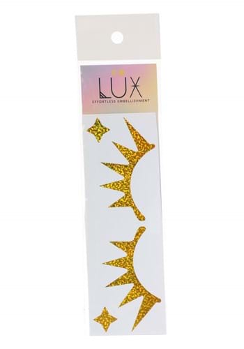 Sunshine Gold Sparkle Holographic Face Decals