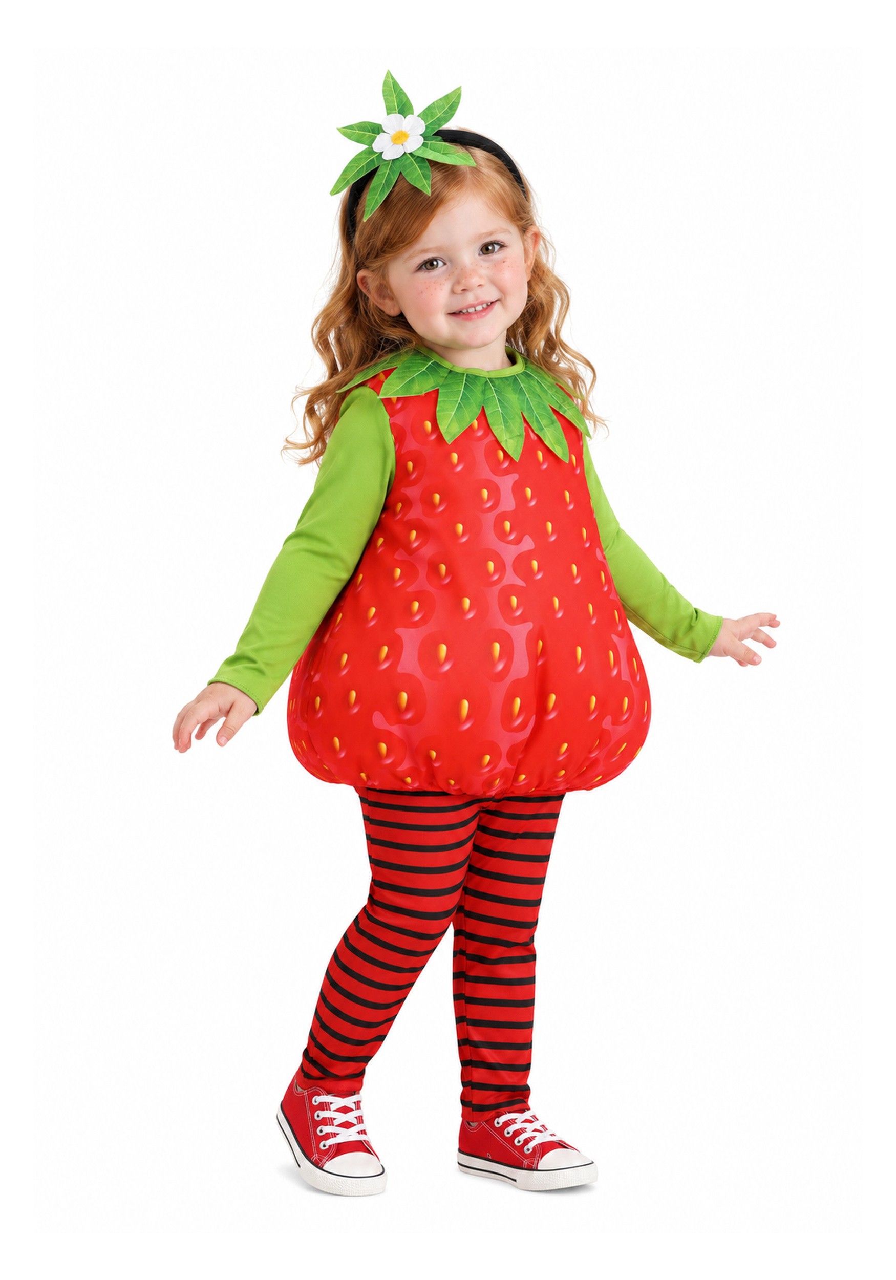 Red Strawberry Toddler Costume