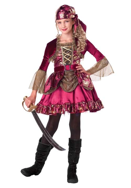 Girls First Mate Pirate Costume Dress