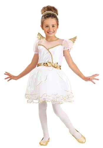 Kids Guardian Angel Costume Dress Main