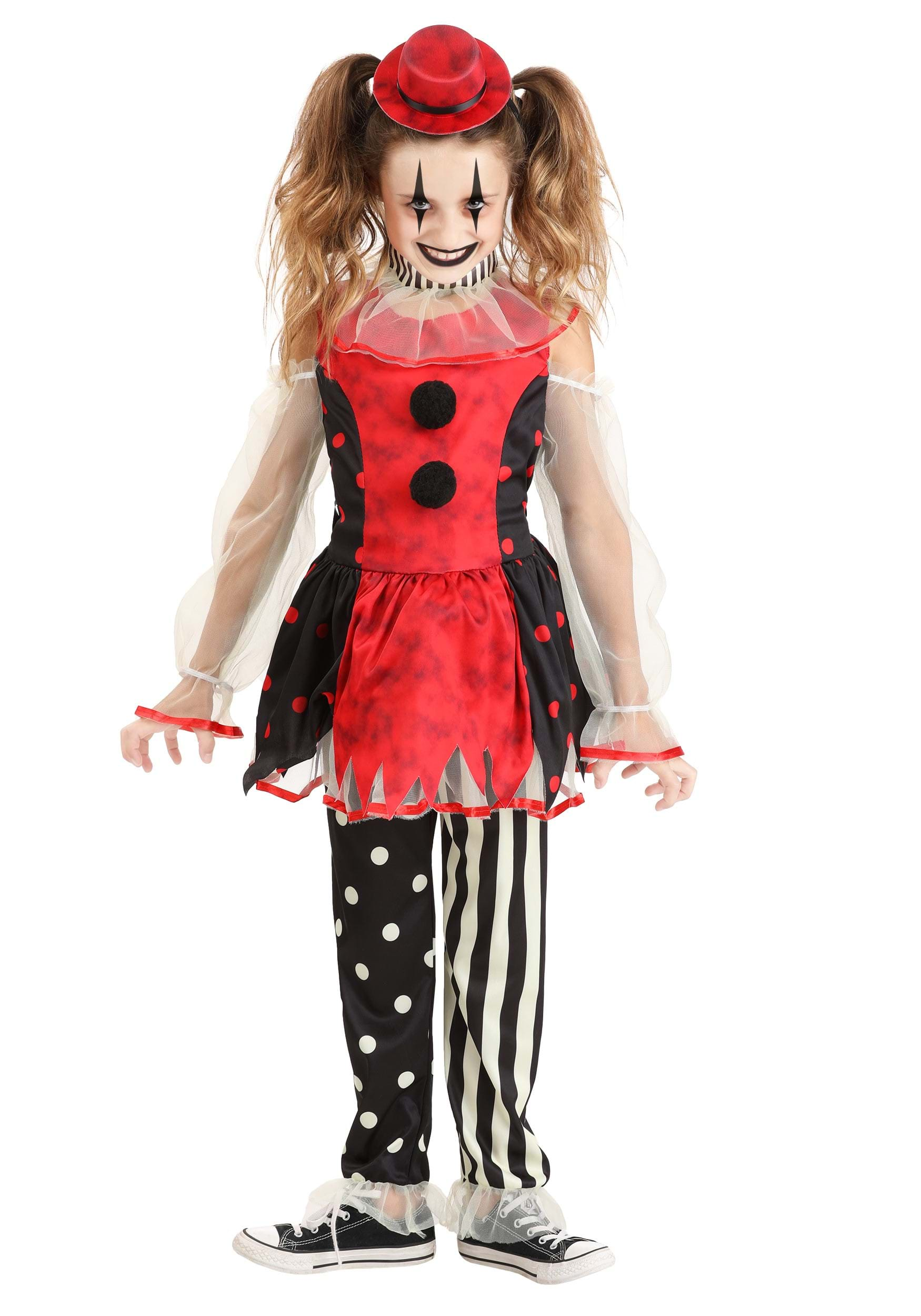 Creepy Vintage Clown Kid's Costume | Made by Us Costumes