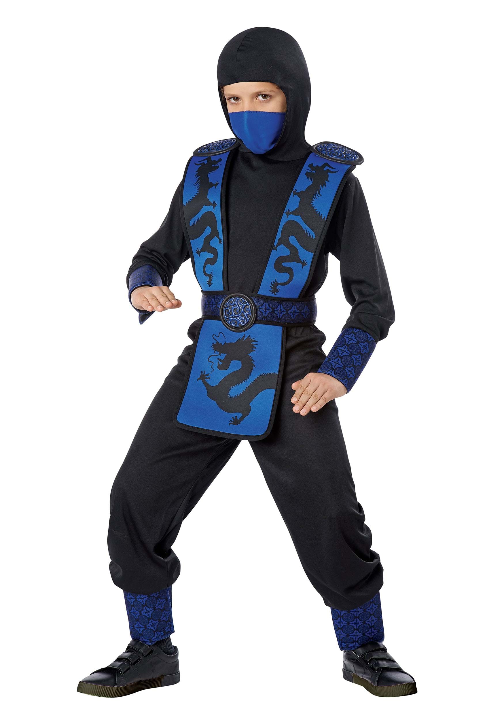 Boy's Regal Blue Ninja Costume