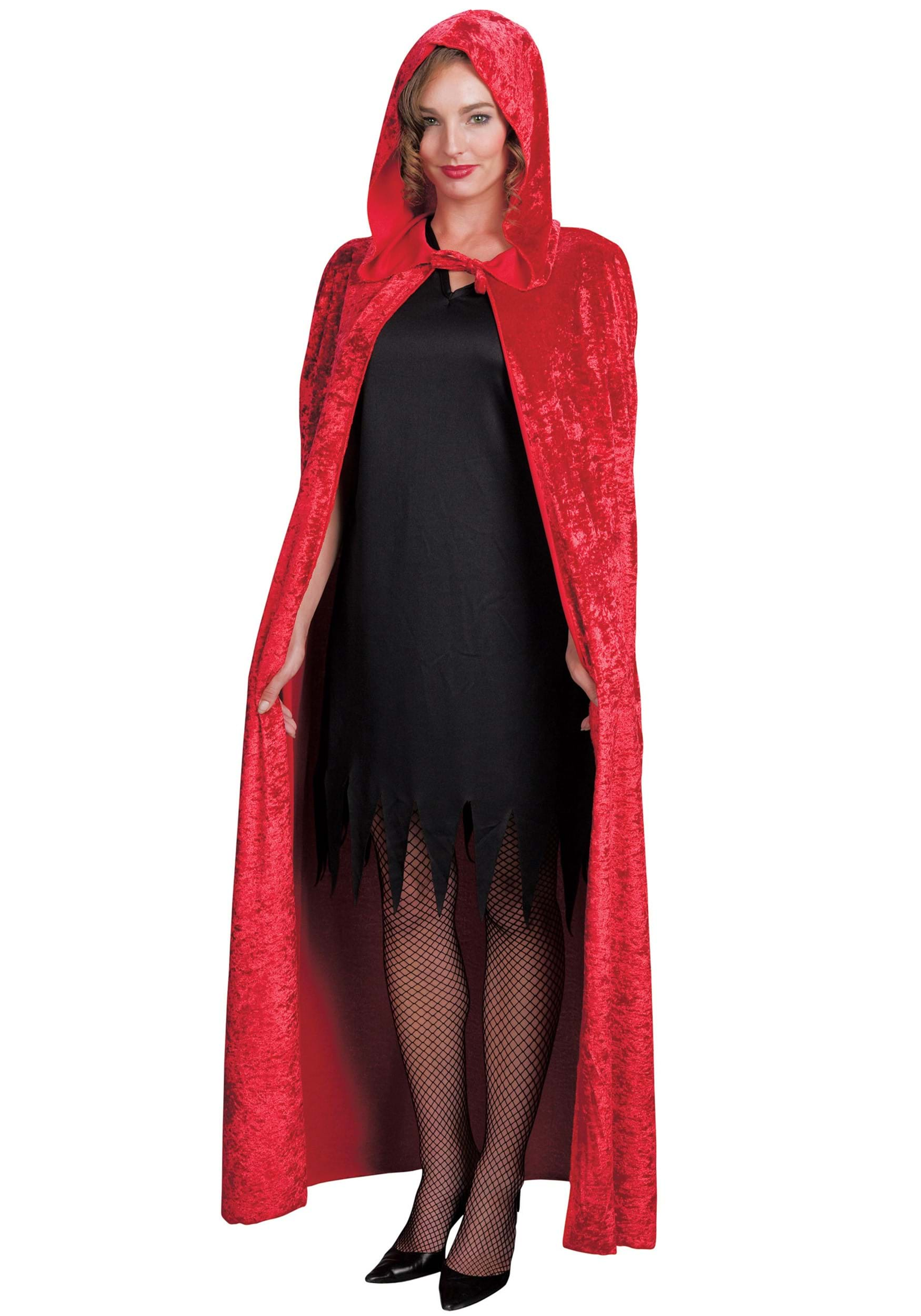 Red Velveteen Adult Cape