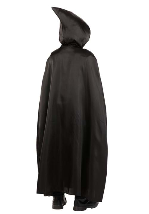 Children's Black Hooded Cloak | Costume Cloak